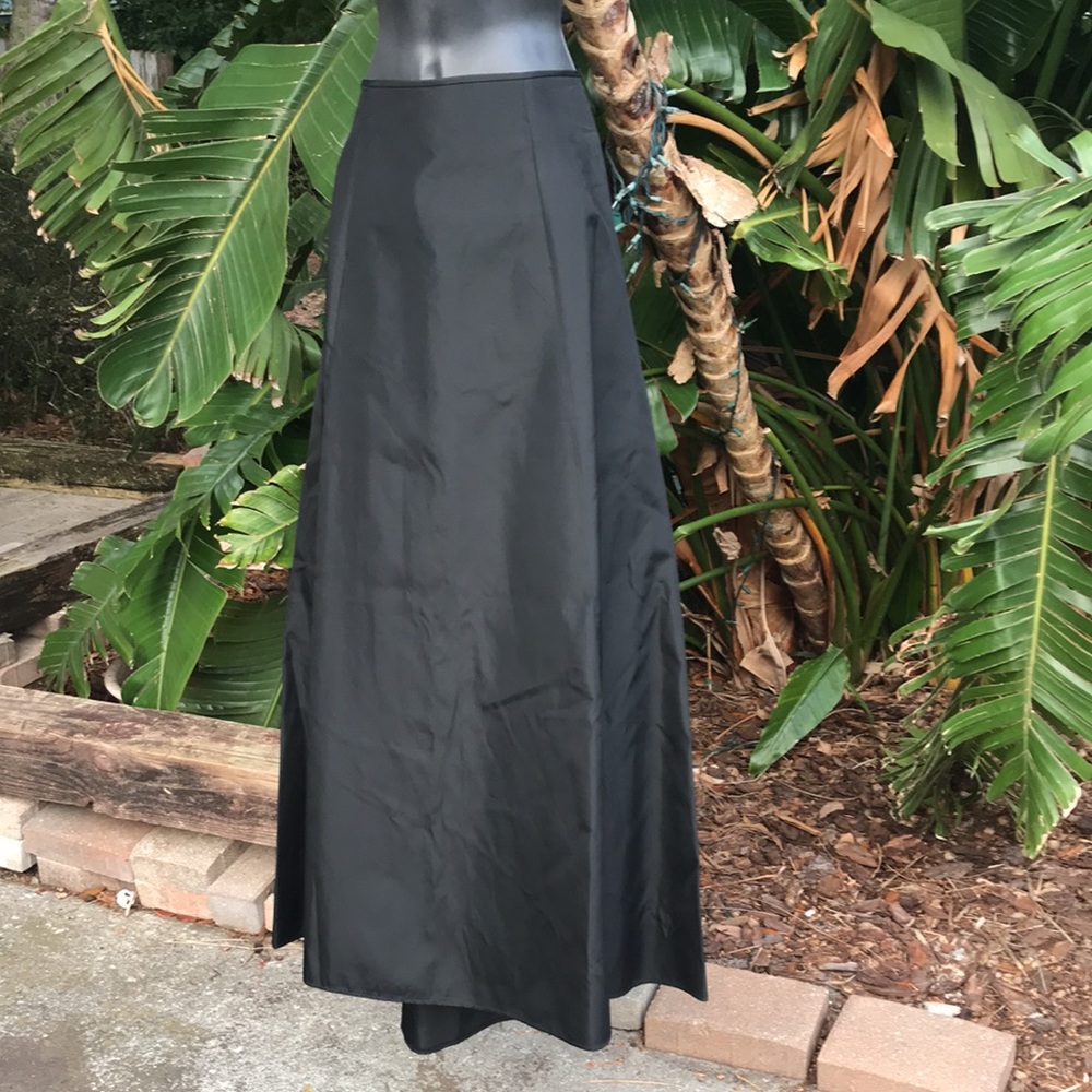 Vintage Scot McClintock satin Maxi skirt With Trane